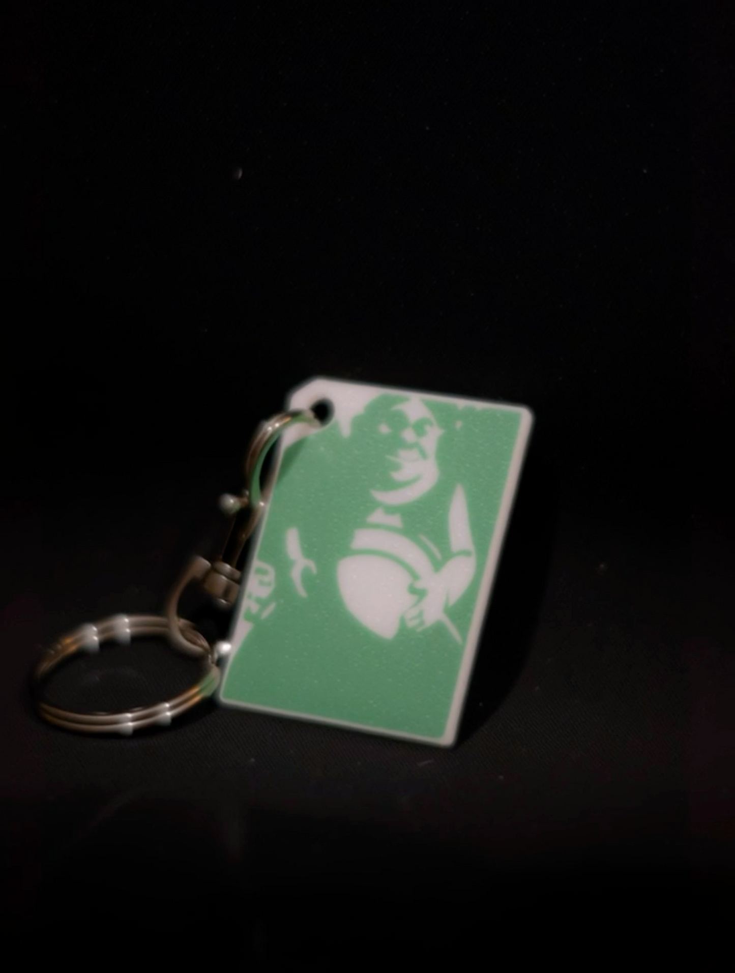 Pregnant Shrek Key Chain